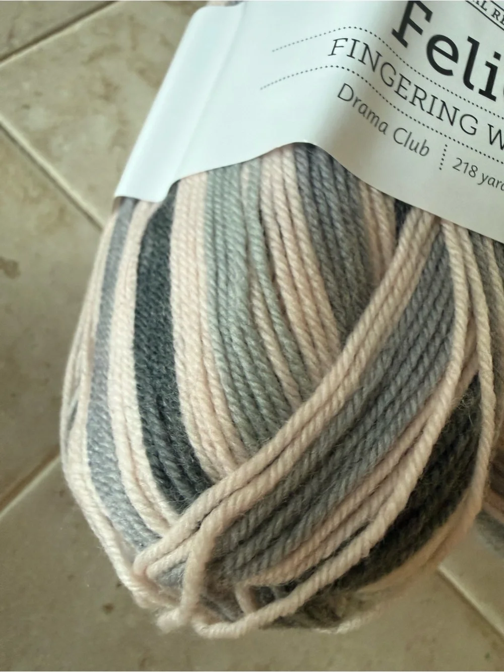 Felici Fingering Weight Yarn in Soft Pastel Multi (Special Reserve) - Drama Club